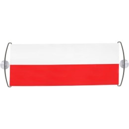 FLAGA KIBICA-rozwijany baner do samochodu