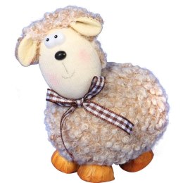 Figurka baranka wielkanocnego do postawienia w kolorze brązowym