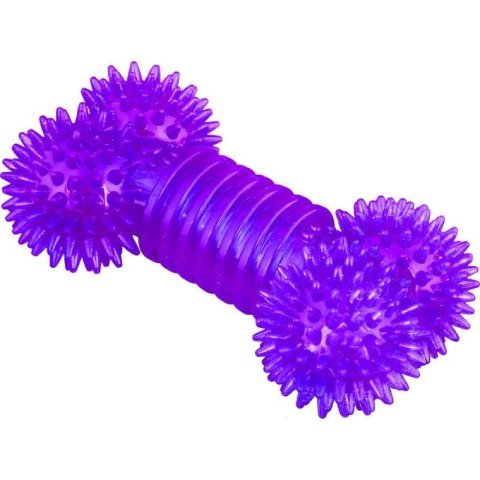 Fioletowy Gryzak dla Psa w Kształcie Kości z Bezpiecznej Gumy