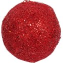 KULA DO POWIESZENIA Z SIZALU CZERWONA 15 CM