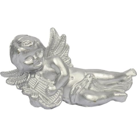 Komplet 3 Srebrnych Aniołów do Zawieszenia o Wysokości 9 cm