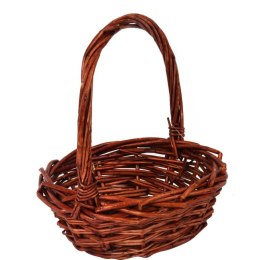 Koszyk wielkanocny naturalny do święconki fi 18cm WYS 20CM