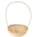 Koszyk wielkanocny naturalny do święconki fi 28 cm WYS 40 CM