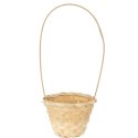 Koszyk wielkanocny naturalny do święconki fi12 cm WYS 31 CM