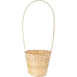 Koszyk wielkanocny naturalny do święconki fi19 cm WYS 55 CM