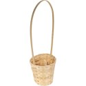 Koszyk wielkanocny naturalny do święconki fi19 cm WYS 55 CM