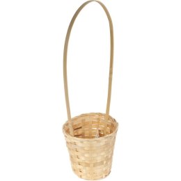 Koszyk wielkanocny naturalny do święconki fi19 cm WYS 55 CM