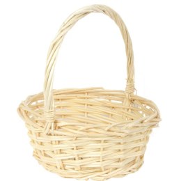 Koszyk wielkanocny naturalny do święconki fi21 cm WYS 24CM