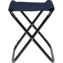 Krzesło turystyczne taboret składany granatowy