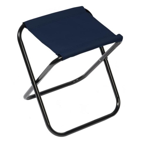 Krzesło turystyczne taboret składany granatowy