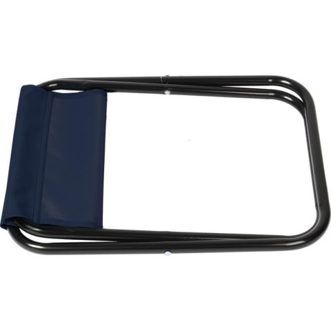 Krzesło turystyczne taboret składany granatowy