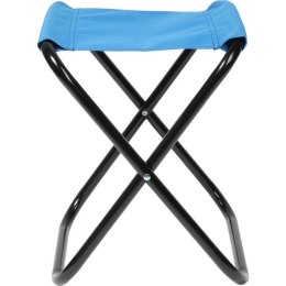 Krzesło turystyczne taboret składany niebieski