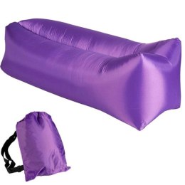 Łóżko na powietrze fioletowe