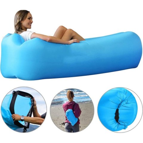 Łóżko na powietrze zielone