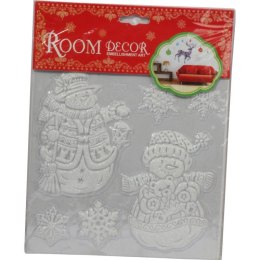 Naklejki na okno dwa bałwany