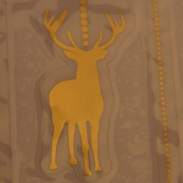 Naklejki na okno samoprzylepne 3D renifery