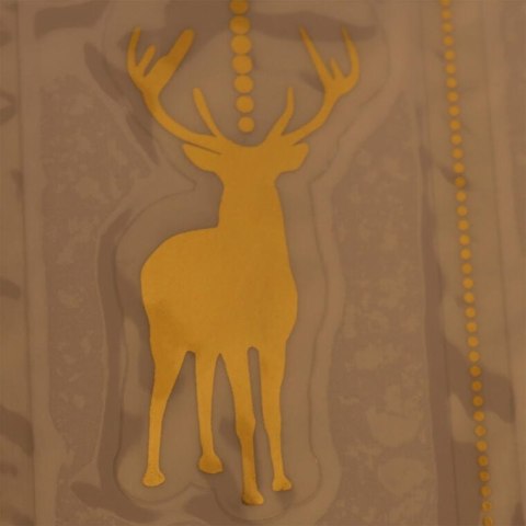 Naklejki na okno samoprzylepne 3D renifery