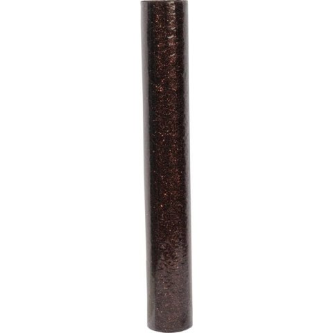 ORGANZA BRĄZOWA Z NADRUKIEM BROKATOWYM 0,50 x 10 m