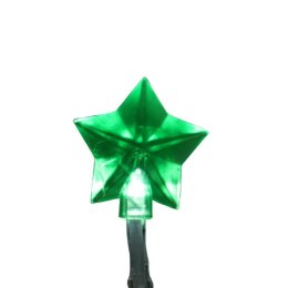 Ozdobne lampki choinkowe LED w kształcie gwiazdek z kolorowymi światłami na baterie