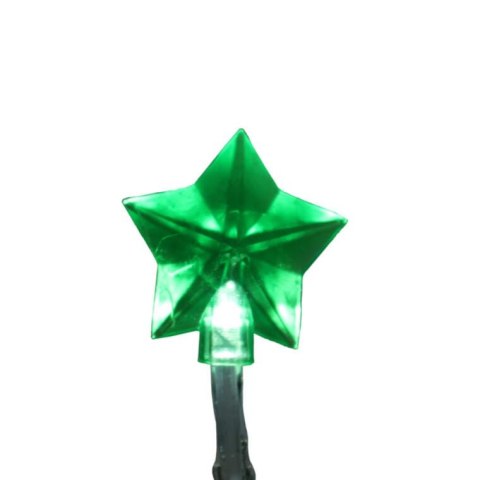 Ozdobne lampki choinkowe LED w kształcie gwiazdek z kolorowymi światłami na baterie