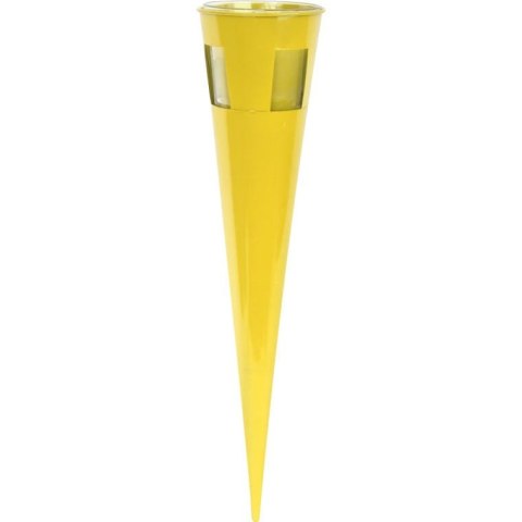 Pochodnia zapachowa antyowadza Citronella - żółta, metalowa