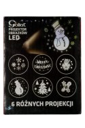 Projektor Świąteczny LED z 6 Wzorami do Użycia na Zewnątrz