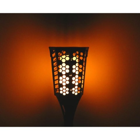 Prosta w Użyciu Lampa Solarna Goliata w Kolorze Czarnym, Odporna na Warunki Atmosferyczne