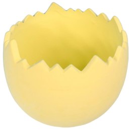 Skorupka ceramiczna pojemnik na rzeżuchę żółta 11 cm
