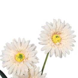 Sztuczna Gałązka Gerber Kremowa - Dekoracja Wysokiej Jakości 55 cm