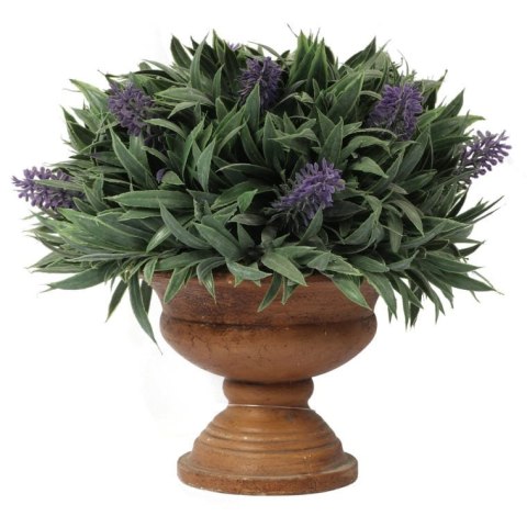 Sztuczna Lawenda w Ceramicznym Doniczce - Dekoracja w Stylu Prowansalskim