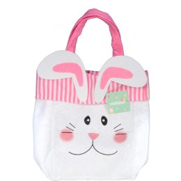 Torba Wielkanocna Filcowa w Kształcie Zająca - Żółta, 40x26x20cm