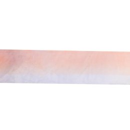 Wstążka Dekoracyjna Pomarańczowo-Biała na Szpuli, Gładka, 2.7m x 6cm, Uformowalna