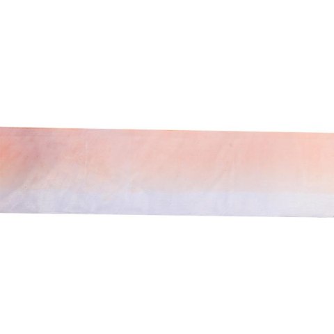 Wstążka Dekoracyjna Pomarańczowo-Biała na Szpuli, Gładka, 2.7m x 6cm, Uformowalna