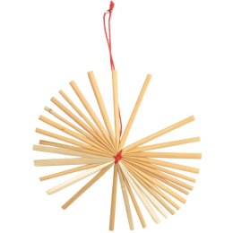 Zestaw 30 Ręcznie Wykonanych Słomianych Ozdób Świątecznych