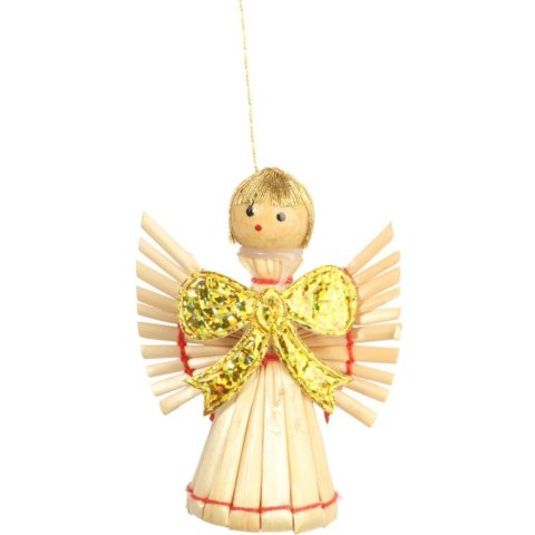 Zestaw 30 Ręcznie Wykonanych Słomianych Ozdób Świątecznych