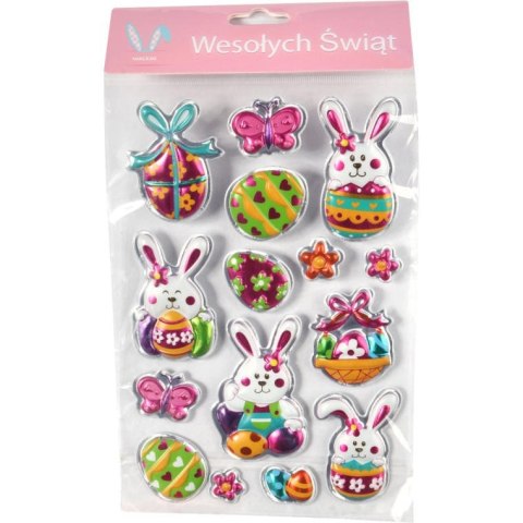 Zestaw Mix Wzorów Naklejek Samoprzylepnych na Okno, 15 szt.