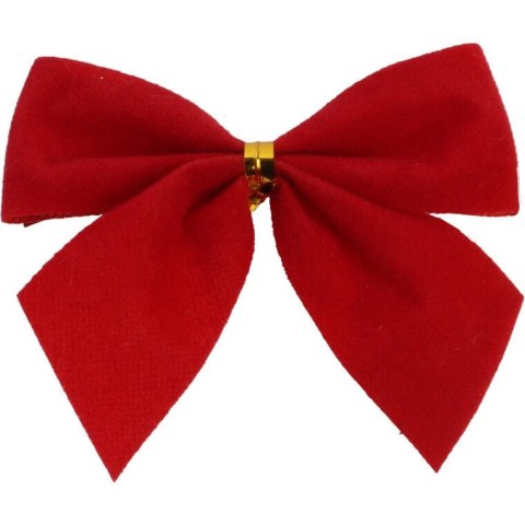 Zestaw Ozdób Bożonarodzeniowych KPL.16 - Mix: Mikołaje, Dzwonki, Paczuszki, Kokardki, Kolor: Czerwono-Zielono-Złoty