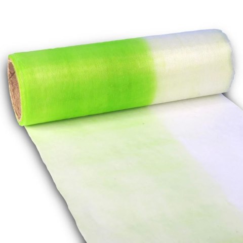 Zielona Organza Wiosenna do Dekoracji i Kompozycji Kwiatowych 2.7m