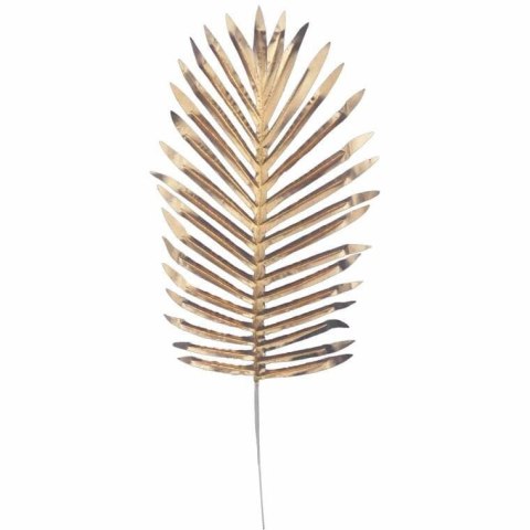 Złoty Liść Cycasa do Kompozycji Kwiatowych 35x20 cm