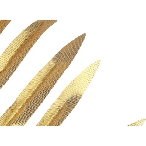 Złoty Liść Cycasa do Kompozycji Kwiatowych 35x20 cm