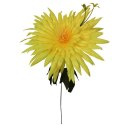 Żółty Sztuczny Kwiat Aster o Wysokości 55 cm