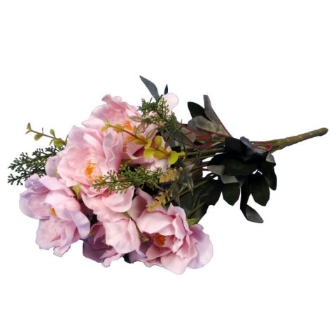 BUKIET 11 GAŁĄZEK Z 6 PIWONIAMI KOLOR JASNO RÓŻOWY