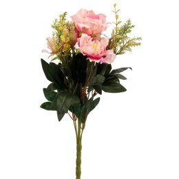 BUKIET 11 GAŁĄZEK Z 6 PIWONIAMI KOLOR ŁOSOSIOWY