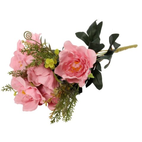 BUKIET 11 GAŁĄZEK Z 6 PIWONIAMI KOLOR RÓŻOWY