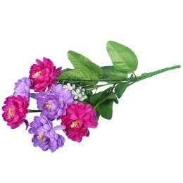 BUKIET 6 KACZEŃCY 38 CM FIOLETOWO RÓŻOWY