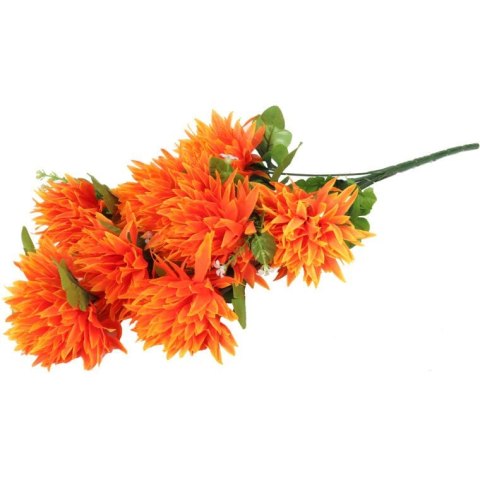 Bukiet 10 chryzantem w kolorze pomarańczowym