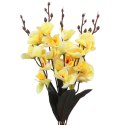 Bukiet 5 Sztucznych Storczyków Żółtych - Dekoracja o Wysokości 38 cm