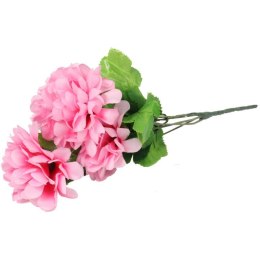 Bukiet 5 chryzantem w kolorze różowym