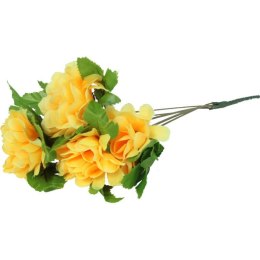 Bukiet 5 chryzantem w kolorze żółtym