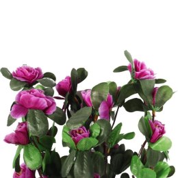 Bukiet 5 gałązek z drobnymi kwiatami róży kolor fioletowy